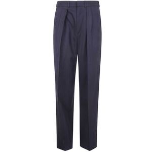 Tom Ford Men Solid Satin Stripe Double Pleat Pants